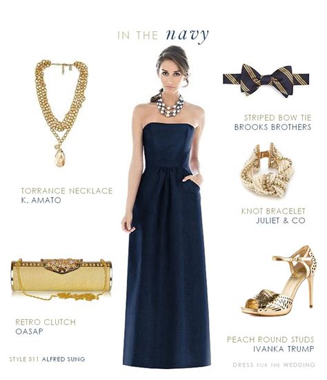 jewelry for blue dress.